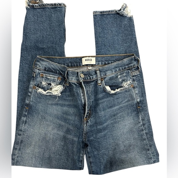 Agolde Toni Mid Rise ankle Straight Leg in Stratosphere size 28 - Picture 1 of 6